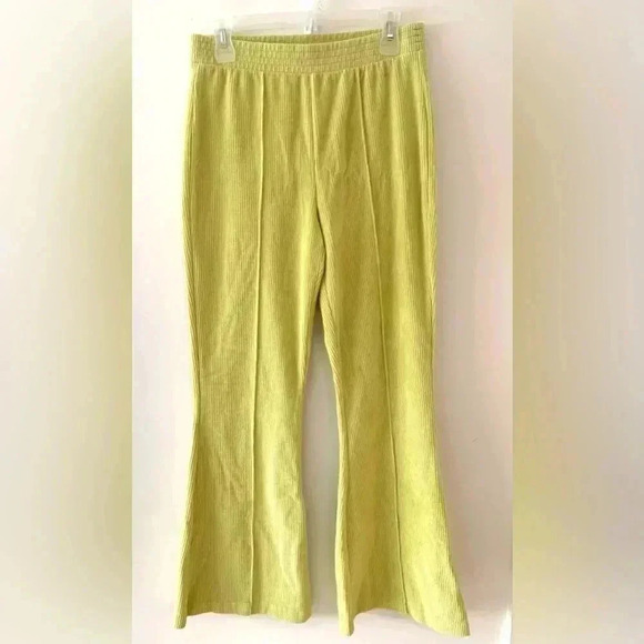 AERIE Groove-On Rib Velour Flare Pant - Picture 6 of 8
